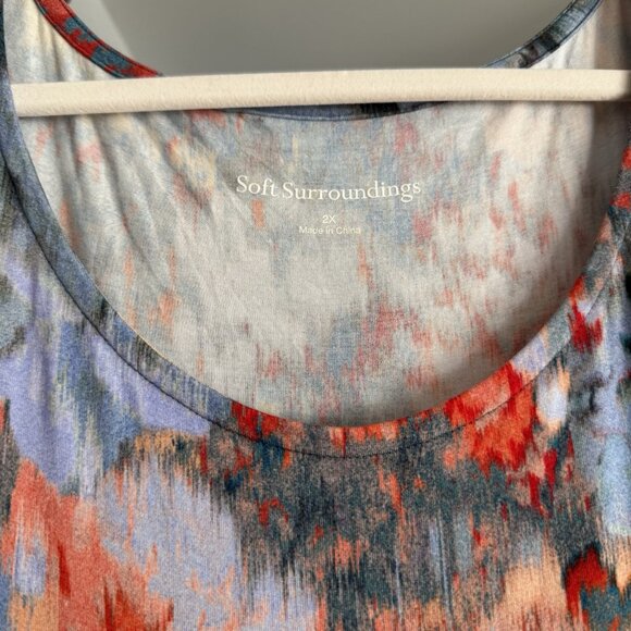 Soft Surroundings Nanette Jersey Knit Maxi Dress  Boho - Picture 5 of 8